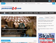 Tablet Screenshot of pomorski24.com